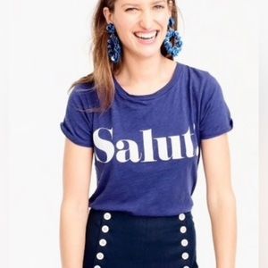 J.CREW SALUT! T-SHIRT